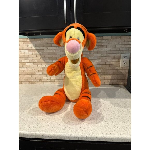 Disney Tigger Large Plush 25” Winnie The Pooh Rare Curly Tail Tiger Vintage - Picture 1 of 4